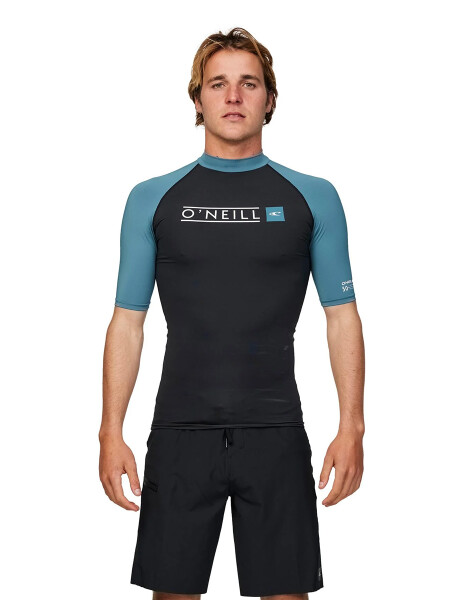 Reactor UV Block Rash Vest · Manga Corta Verde Azulado Profundo Reactor UV Block Rash Vest · Manga Corta Verde Azulado Profundo