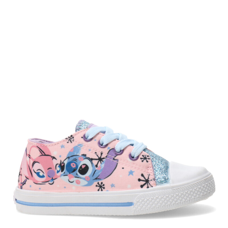 Championes Infantiles Disney Stitch Rosa - Celeste