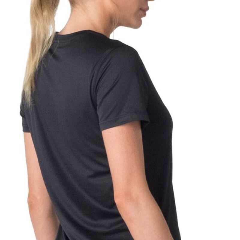 Remera FILA manga corta para dama Negro