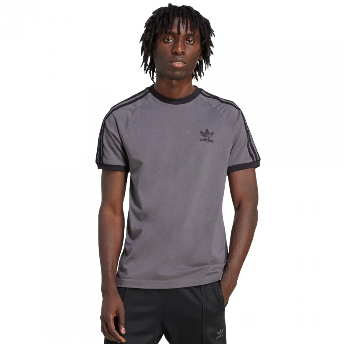 Remera Adidas 3-Stripes - Gris 