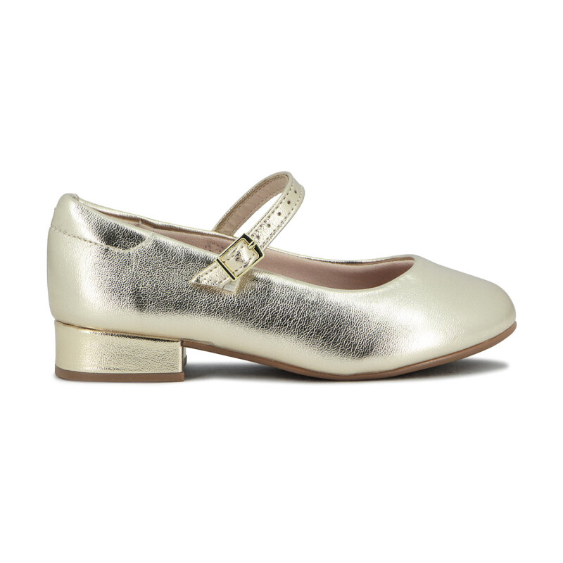 Molekinha Zapato Infantil Brilho Italia Dorado