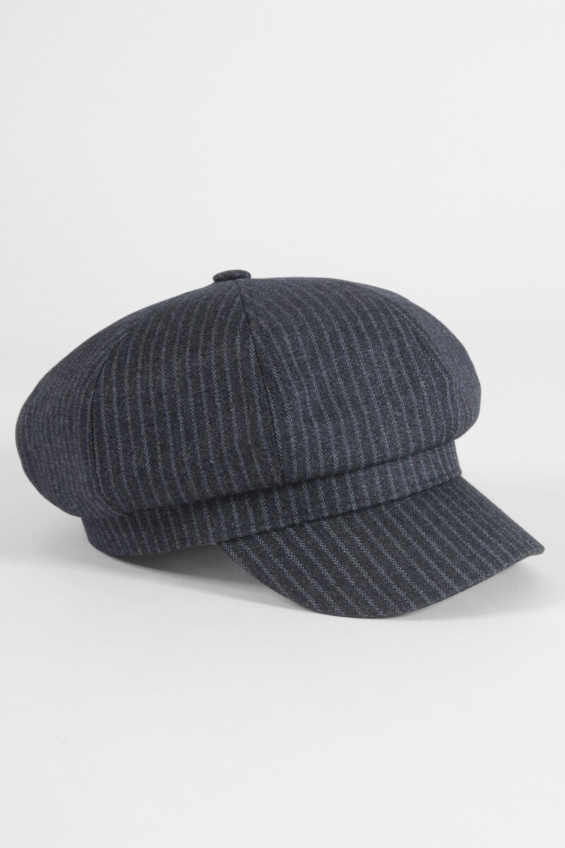 Boina cap franjas azul