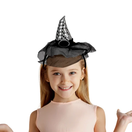 VINCHA HALLOWEEN CON APLIQUE Y TUL VINCHA HALLOWEEN CON APLIQUE Y TUL