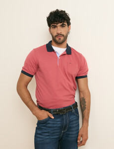 520753 REMERA HARRINGTON LABEL Coral