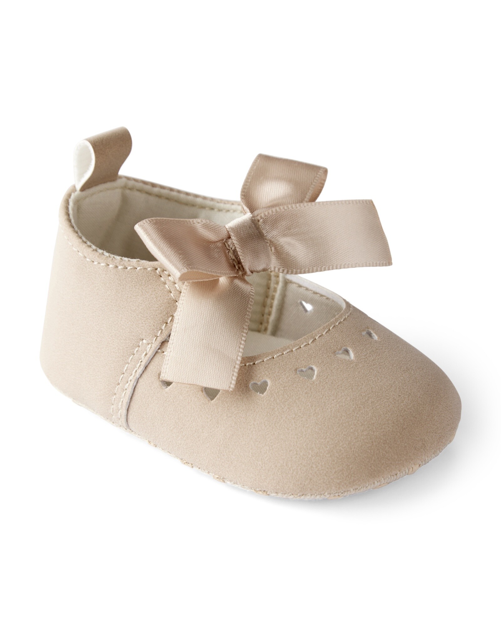 Guillerminas beige, con moña Sin color