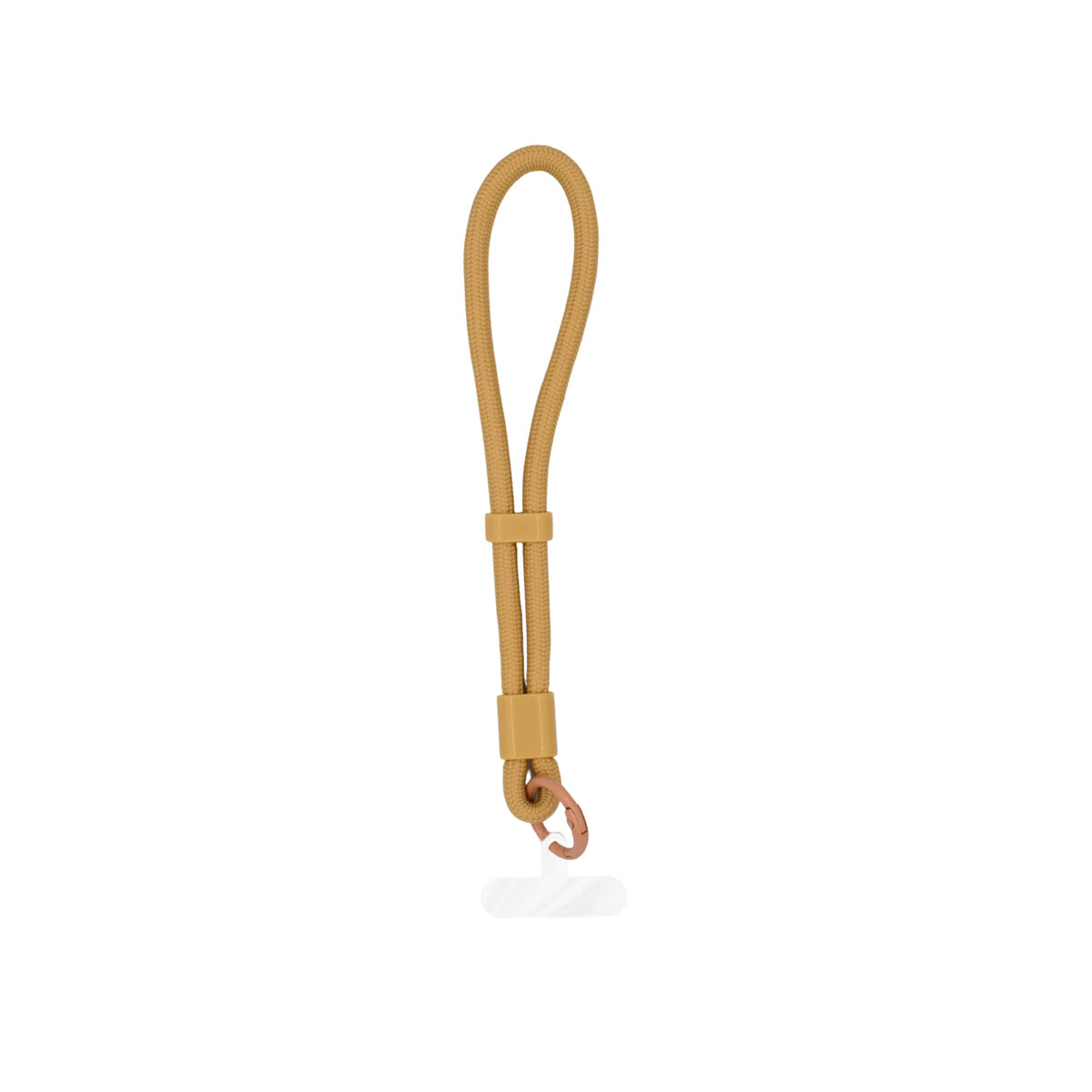 Correa corta para celular color khaki 