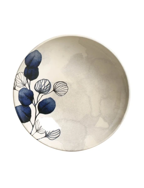 PLATO HONDO CERAM PLATINUM BLUE PORTO D21CM PLATO HONDO CERAM PLATINUM BLUE PORTO D21CM
