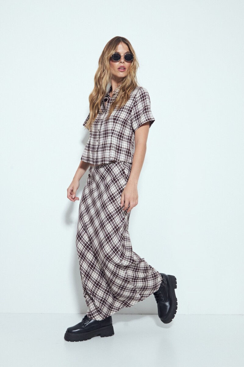 FALDA BRISTOL Chocolate