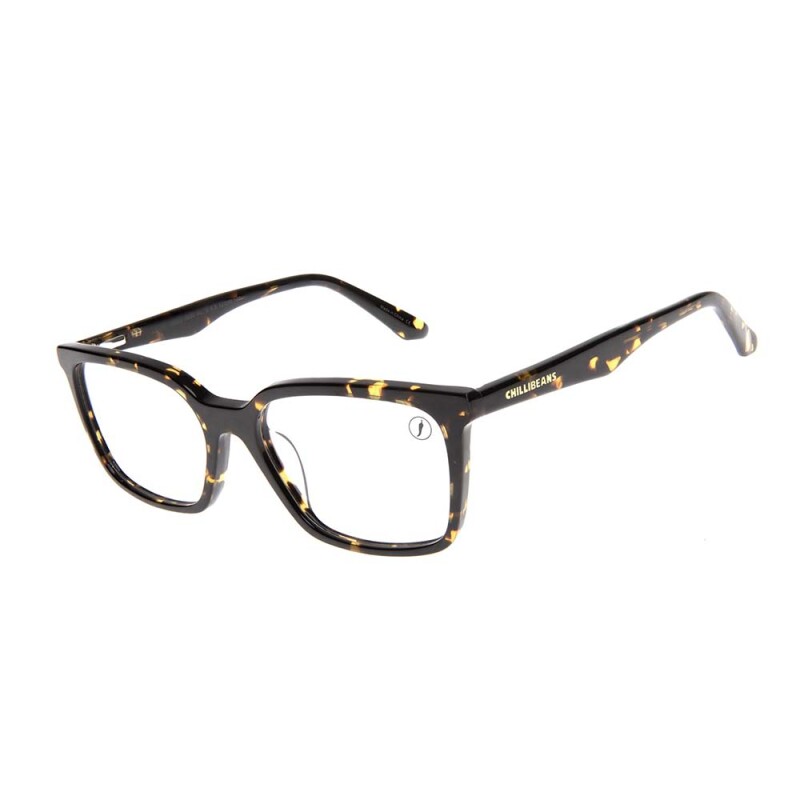 Lentes de vista Chilli Beans CUADRADO - Mujer Tortuga/tortuga