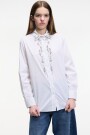 Camisa apliques Blanco