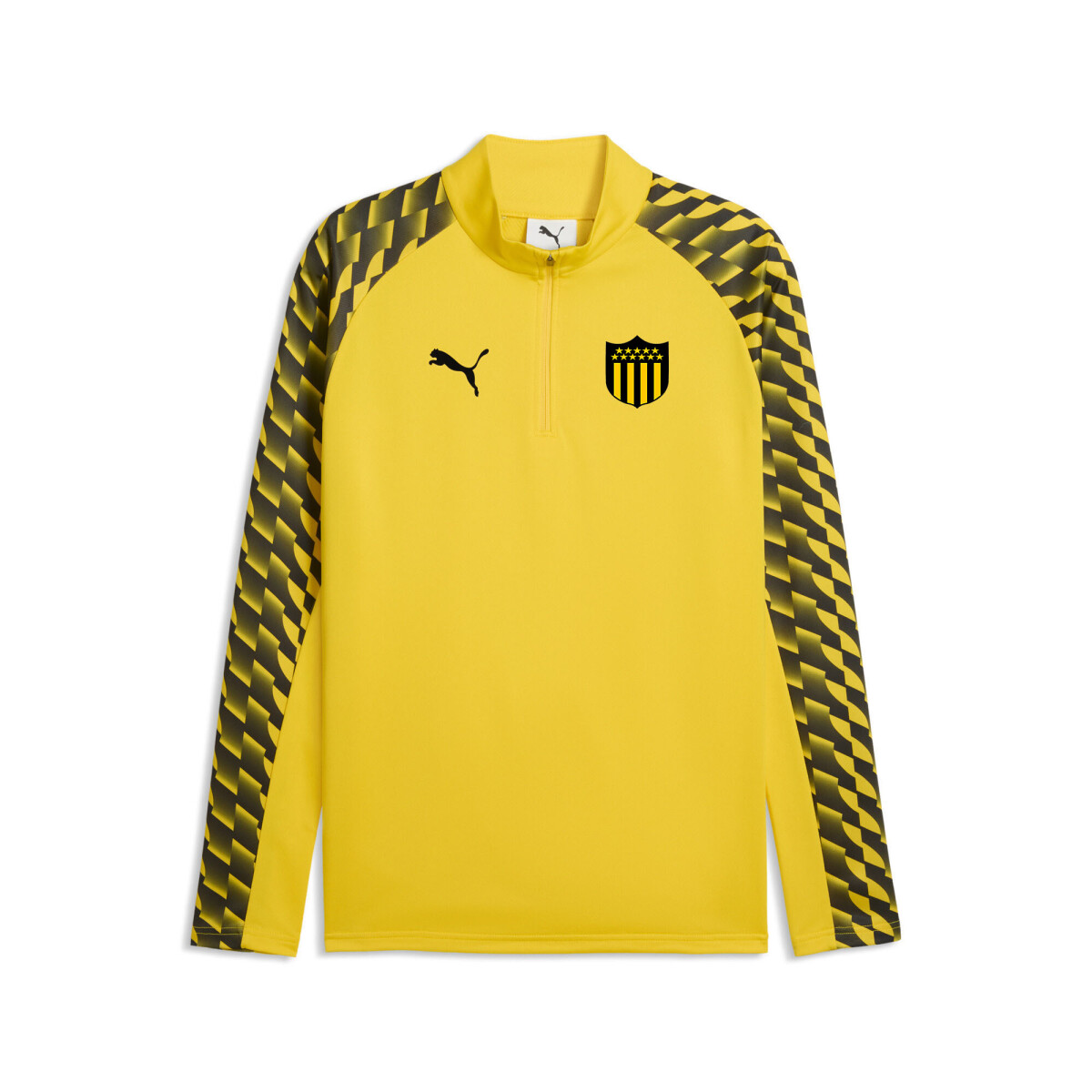 Peñarol Train.1/4 Zip Top 26-65972407 - Amarillo/Negro 