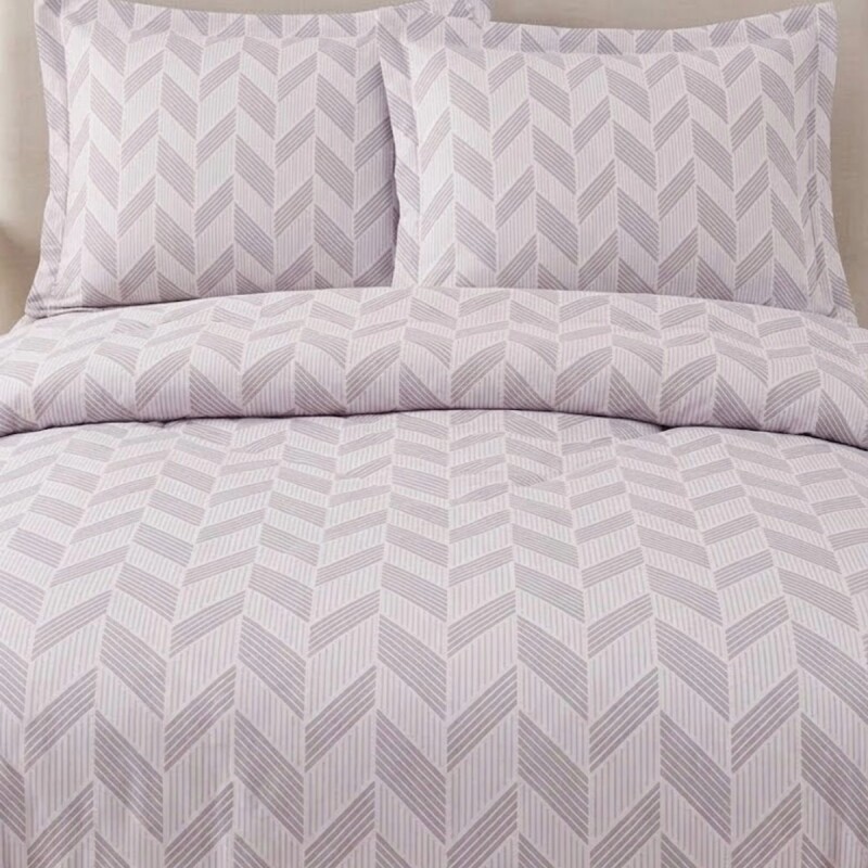 JGO EDREDON ESTAMP GRIS QUEEN 270X240CM 3PZ Unica