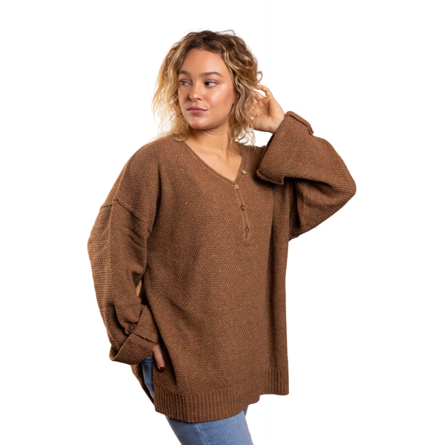 CHERRY SWEATER BROWN