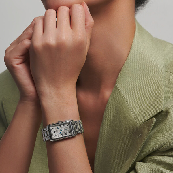 Reloj LONGINES Dolcevita de acero con esfera plateada Reloj LONGINES Dolcevita de acero con esfera plateada