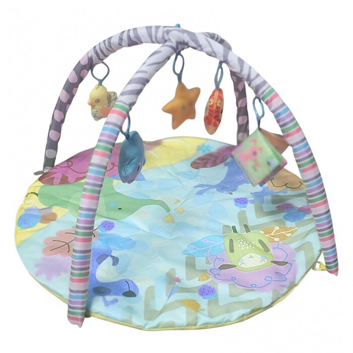 (5010) Manta de juego Celeste