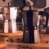 Cafetera italiana de aluminio Negra 6 tzas Hudson Cafetera Italiana De Aluminio Negra 6 Tzas Hudson