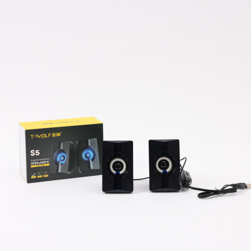 Parlante computadora gaming TWOLF S5 Parlante computadora gaming TWOLF S5