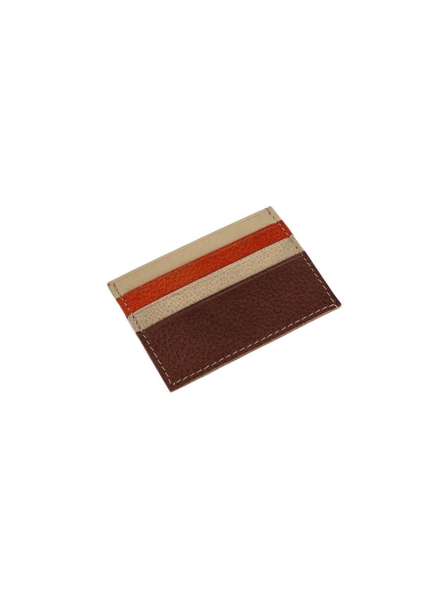 Tarjetero Minimalista Slim en Cuero Genuino - Multicolor 2 