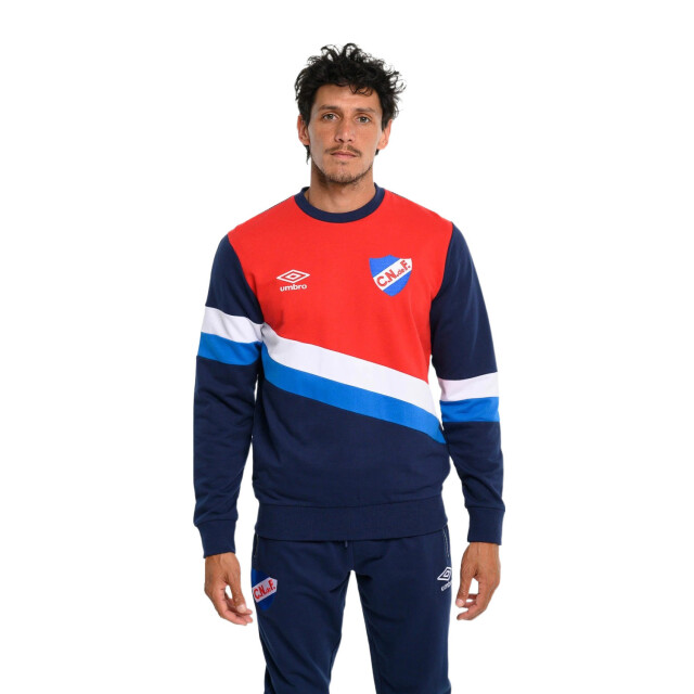 Buzo de Hombre Umbro Stripe Nacional Oficial Azul Marino - Rojo - Blanco