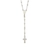 Rosario Virgen Milagrosa - Plata 925 - Sin Piedra - RO3012 Sinpiedra