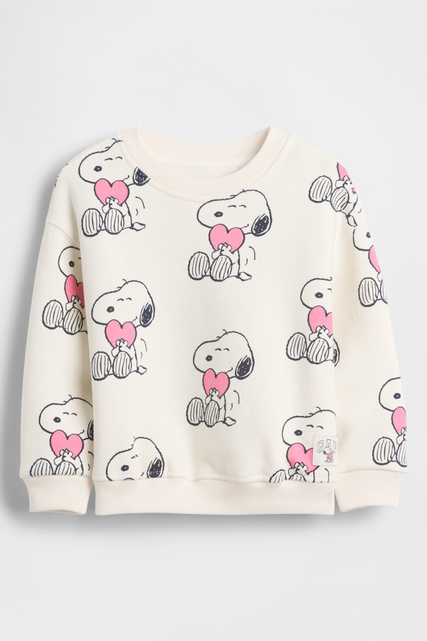 Buzo Deportivo Snoopy Toddler Niña Ivory Frost