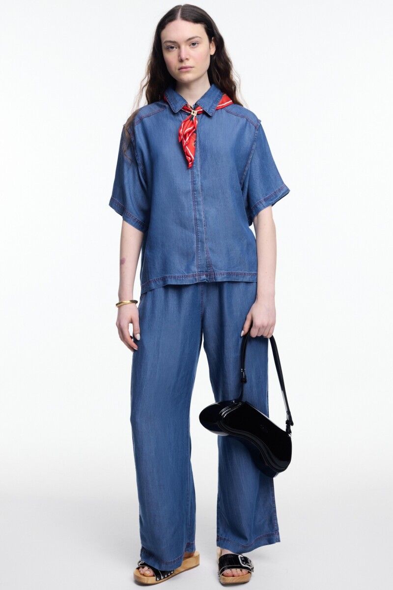 CAMISA MC LYOCELL Jean