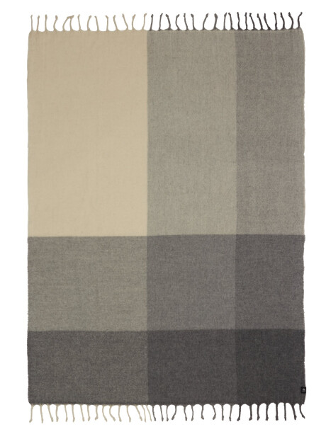 Manta throw LUNDKARSE 130x170 lana gris/beige Manta throw LUNDKARSE 130x170 lana gris/beige