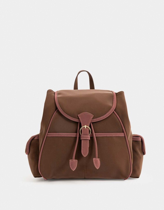 Mochilas Urbanas Mochila Solapa Burgundy - Rojo Burdeaux