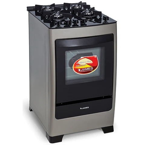 Cocina James C 700 V Titanium Supergas Mesa Vidrio Sin color