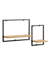 Estante pared TRAPPEDAL 2uds color roble Estante pared TRAPPEDAL 2uds color roble