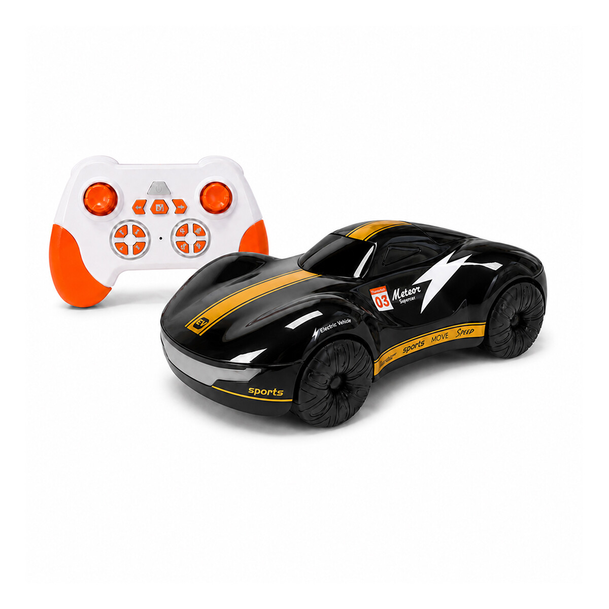 Auto deportivo a control remoto - Negro 