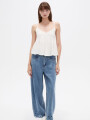 Musculosa Leka Marfil / Off White