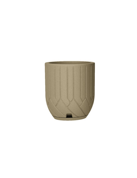 MACETA VALENCIA ARENADA 26X35 BEIGE EFECTO PIEDRA MACETA VALENCIA ARENADA 26X35 BEIGE EFECTO PIEDRA