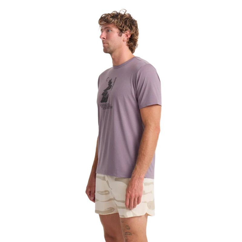Remera Roark Mathis Active Ss - Lila Remera Roark Mathis Active Ss - Lila