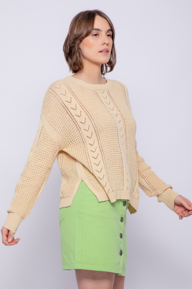 SWEATER JUANCHO AMARILLO PASTEL