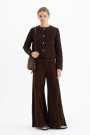 CHAQUETA LAUREN SUEDE Chocolate