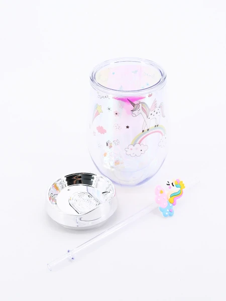 VASO UNICORNIO PLATEADO