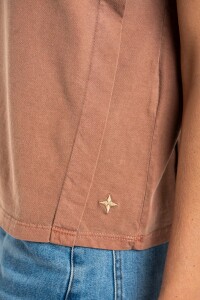 Remera Algodón Mamga Corta Vison