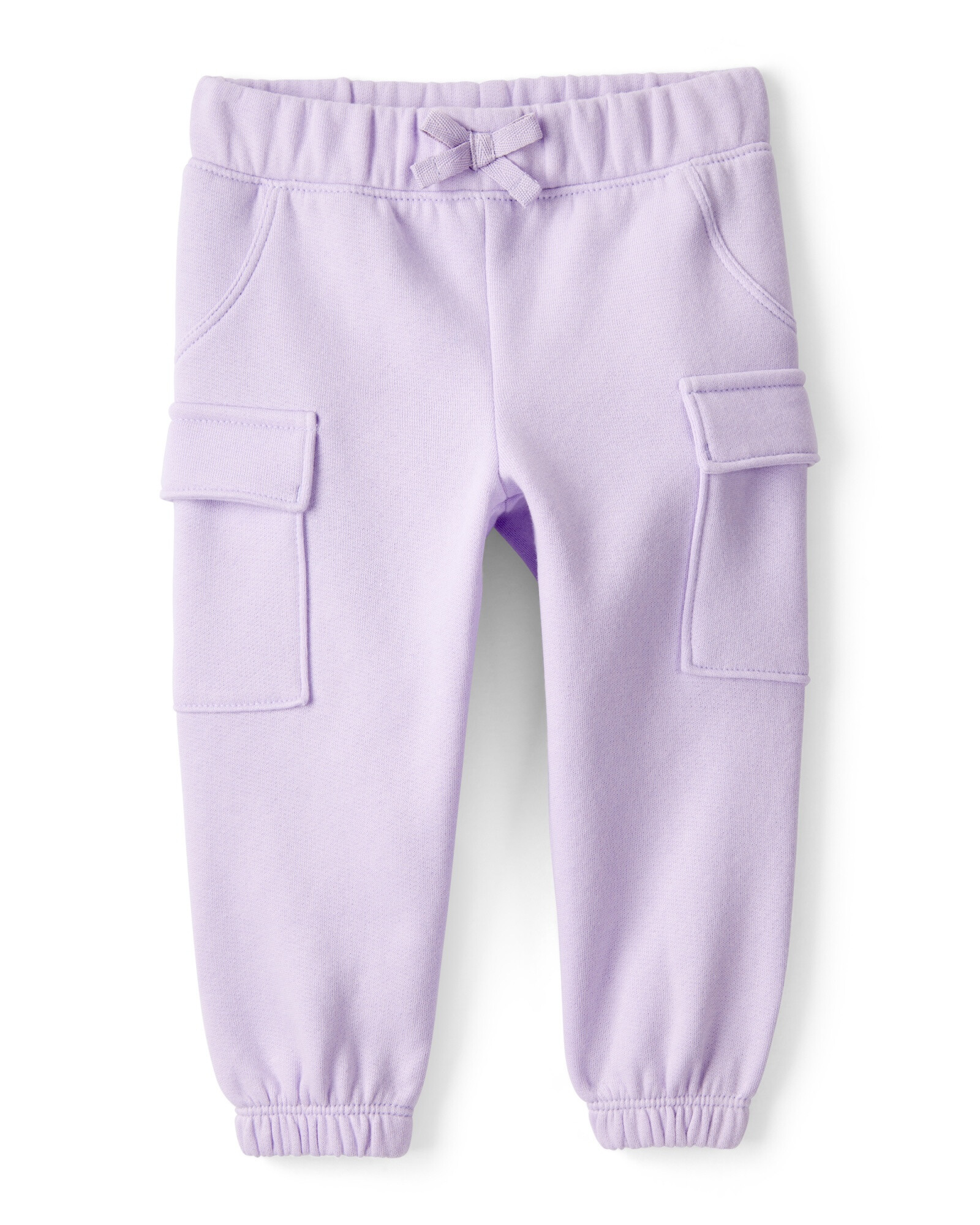 Set dos piezas de algodón, pantalón y canguro, púrpura Sin color