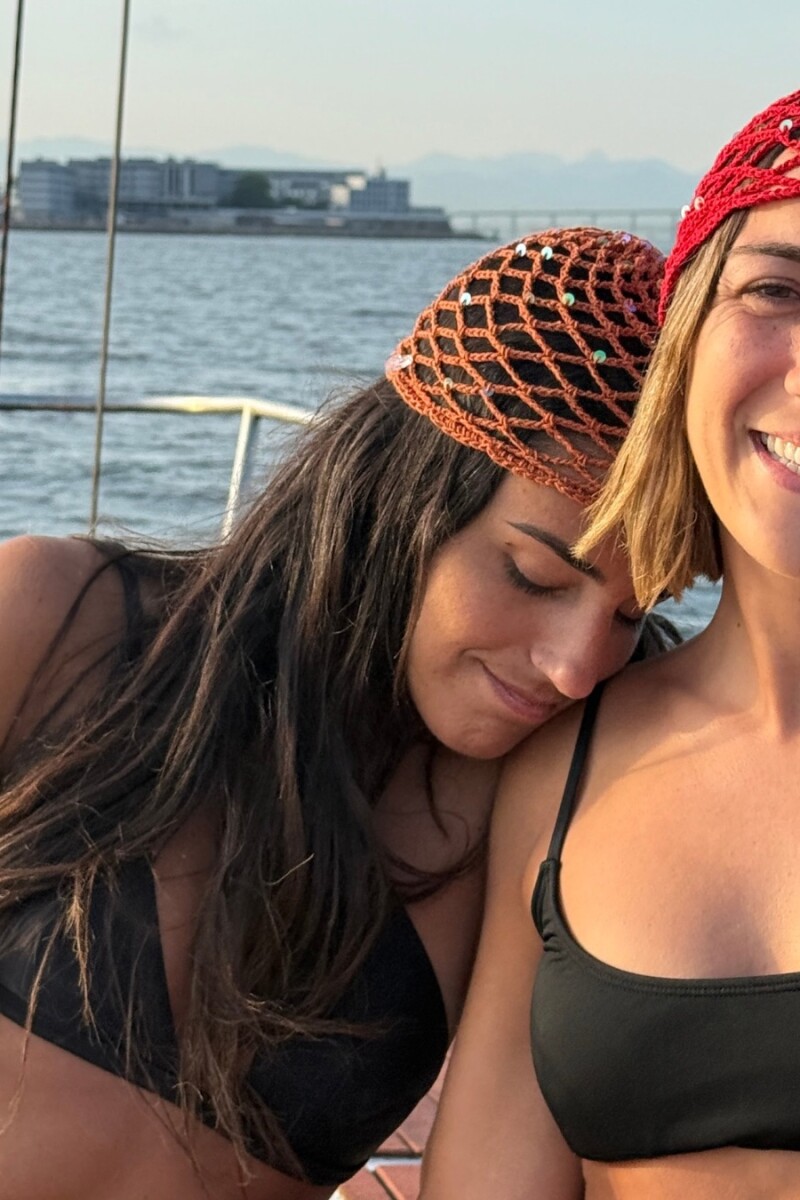 Crochet cap Rojo
