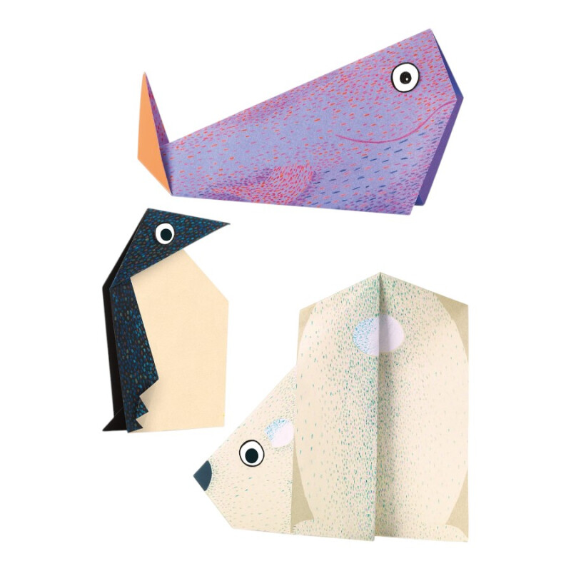 Origami Ballena y Oso Djeco Origami Ballena y Oso Djeco