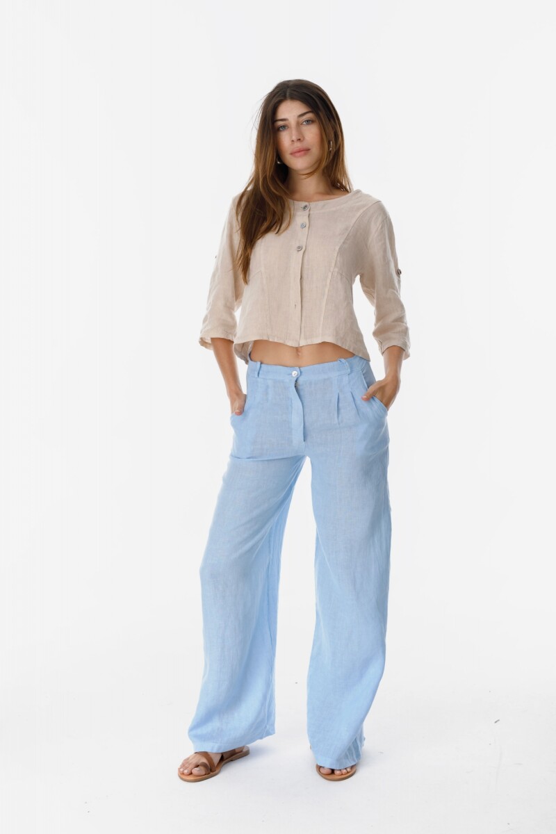 Pantalon New Parque - Celeste 