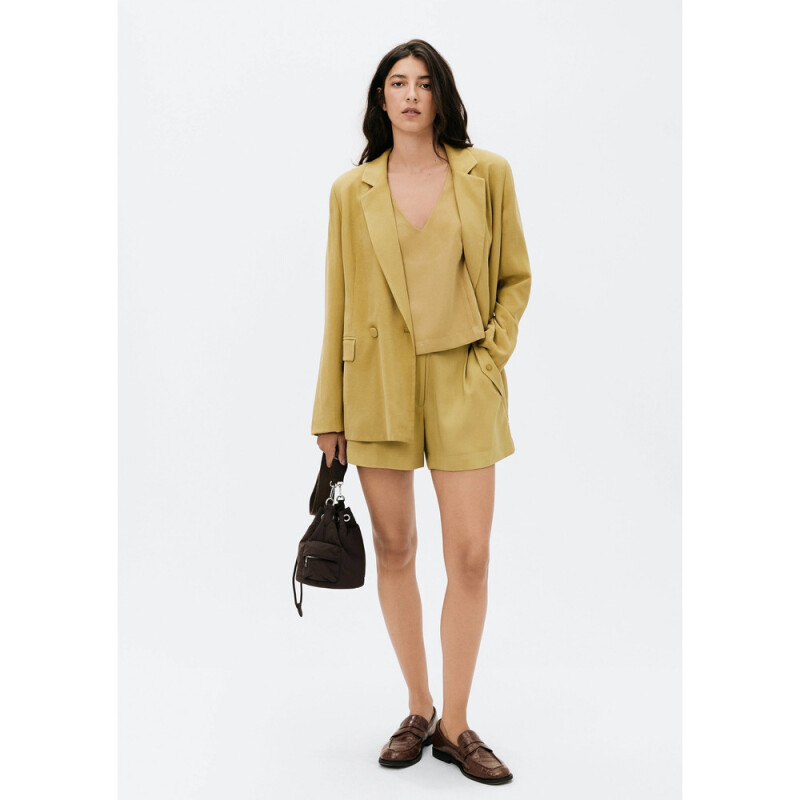 BLUSA SM FEM AMARELO CLARO