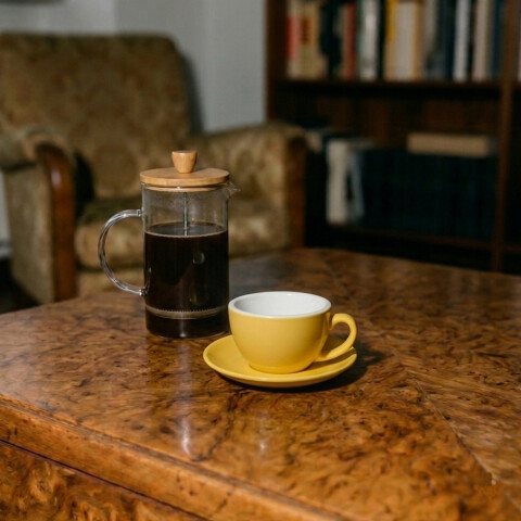 Taza cerámica Milán 150ml Amarillo