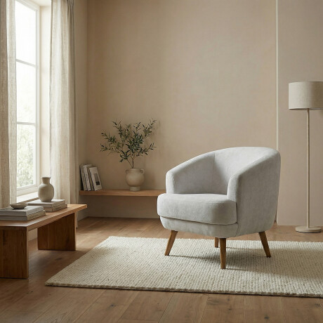 Butaca Betania - Tela Microfibra C39 (Hielo)