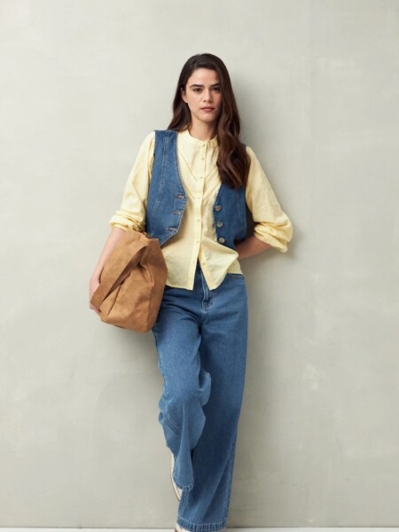 CAMISA D.CASSIN NEREA AMARILLO