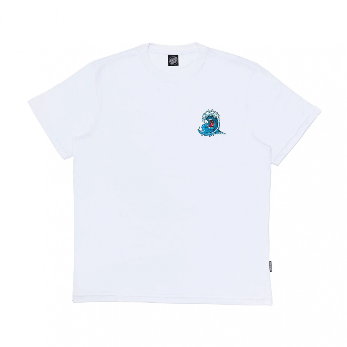 REMERA SANTA CRUZ SCREAMING WAVE SS - White 