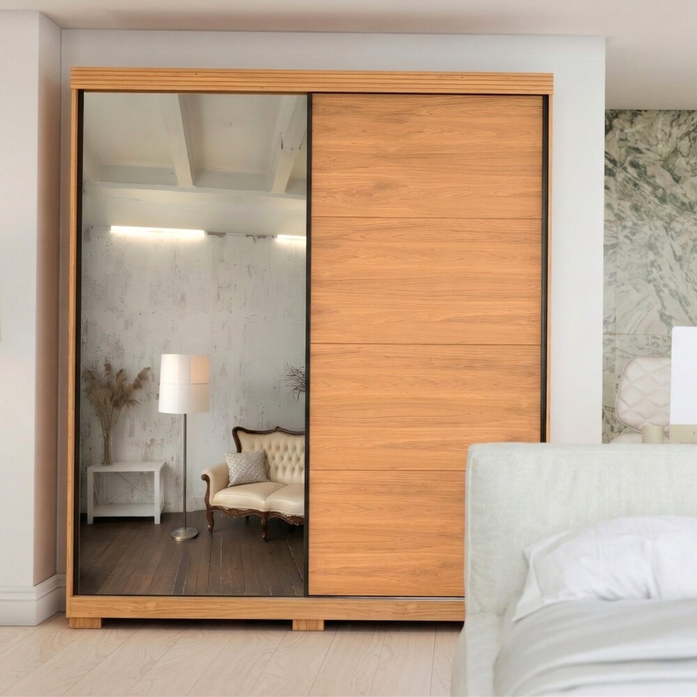 Ropero 2 puertas corredizas Doble Cara Sierra - Moderna Ropero 2 puertas corredizas Doble Cara Sierra - Moderna