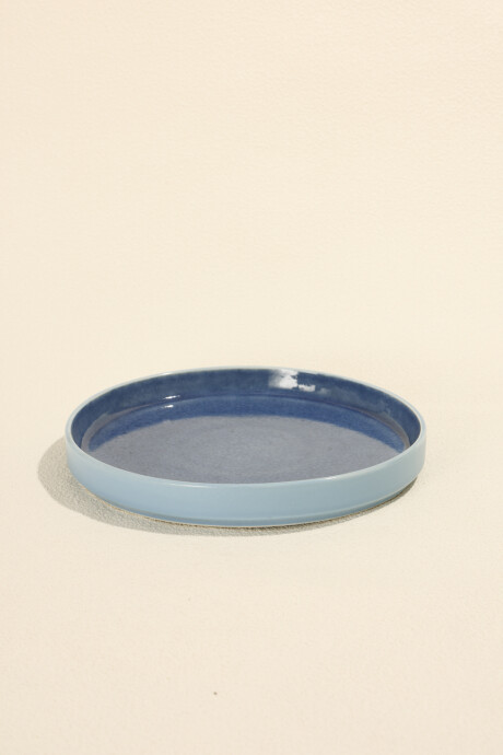 Plato Postre Wave Color Unico