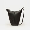 Mini Bag Mini Tanner en cuero graneado Negro